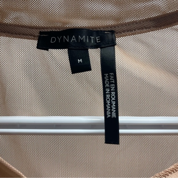 DYNAMITE SHEER TOP - Picture 3 of 3